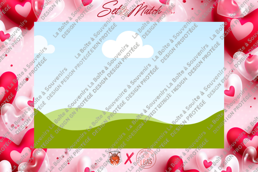 Cadre Photobooth Set et Match